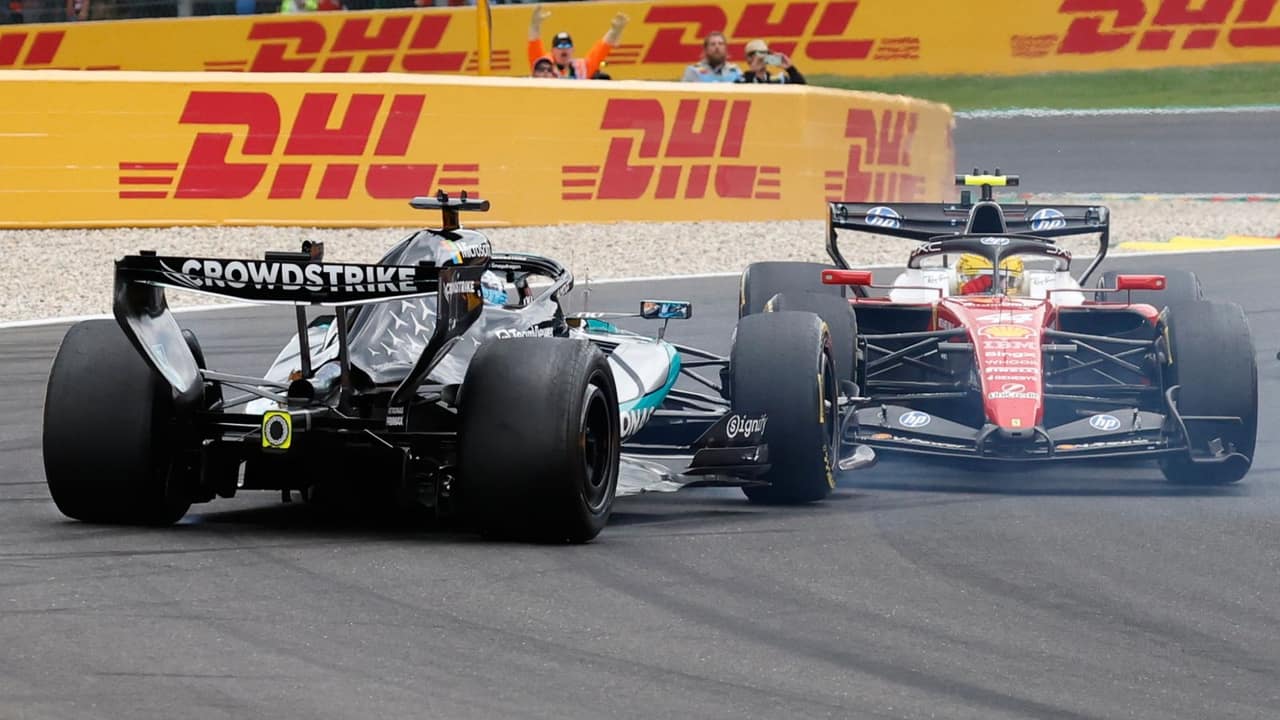 Russell aponta falha de potência da Mercedes como causa da colisão com Hamilton no GP da Bélgica — Fórmula 1